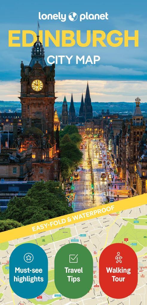 Lonely Planet Edinburgh City Map