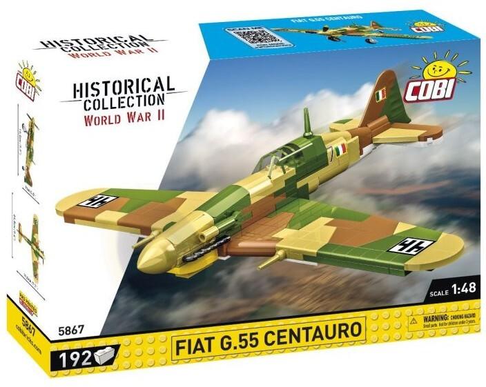 COBI Historical Collection 5867 - Fiat G.55 Centauro, World War II, Bausatz 1:48, 192 Klemmbausteine