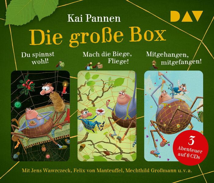 Die große Box. Du spinnst wohl! - Mach die Biege, Fliege! - Mitgehangen, mitgefangen!