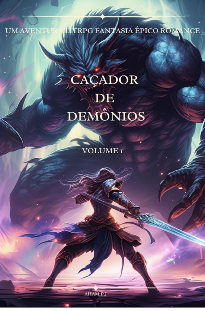 Caçador de demônios:Um Aventura LitRPG Fantasia Épico Romance (Volume 1)