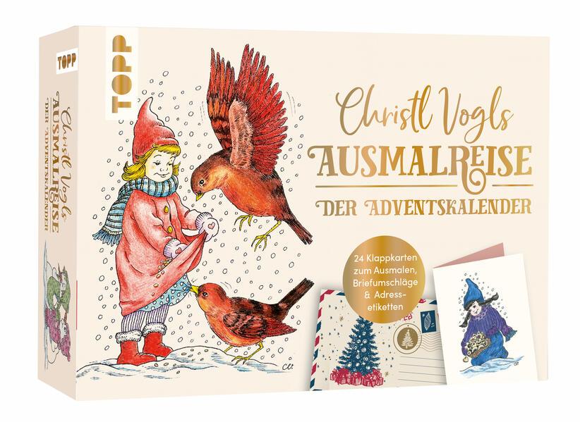 Christl Vogls Ausmalreise - der Adventskalender