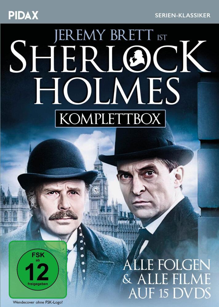 Sherlock Holmes - Komplettbox, 12 DVD