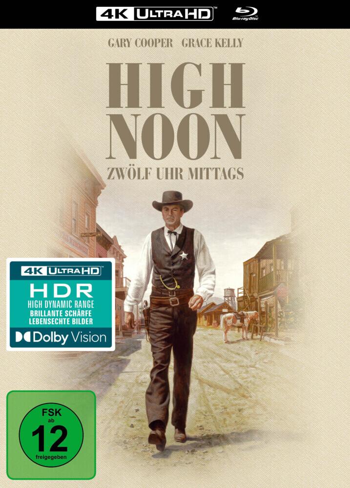 12 Uhr mittags - High Noon, 1 4K UHD-Blu-ray + 1 Blu-ray (2-Disc Limited Collector's Edition Mediabo