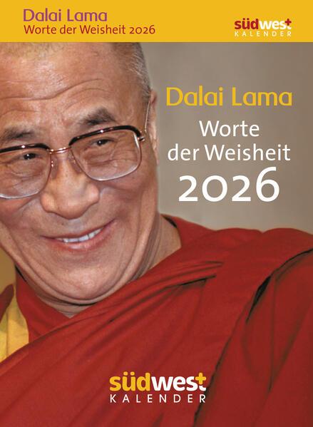 Dalai Lama - Worte der Weisheit 2026 - Tagesabreißkalender zum Aufstellen oder Aufhängen