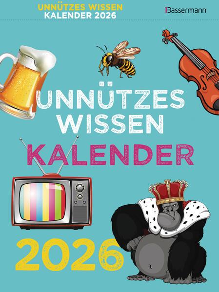 Unnützes Wissen Kalender 2026. Der beliebte, aber überflüssige Abreißkalender