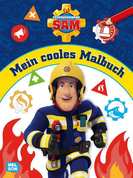 Feuerwehrmann Sam: Mein cooles Malbuch