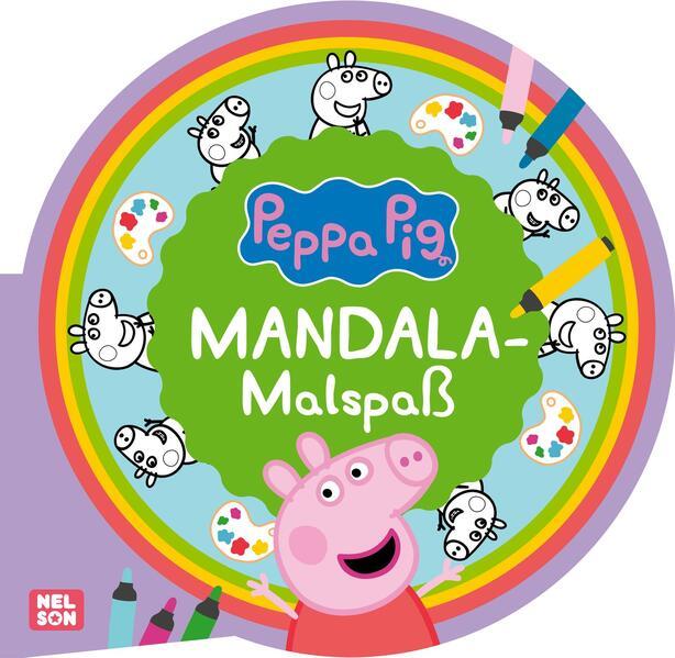 Peppa Wutz Ausmalbilder: MANDALA Malspaß