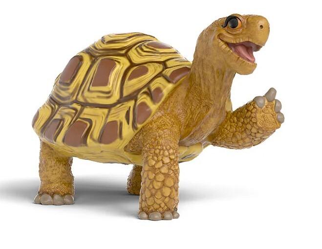 Schleich 14910 - Henrietta die Schildkröte, Die Schule der magischen Tiere, Tierfigur, Länge: 6,7 cm