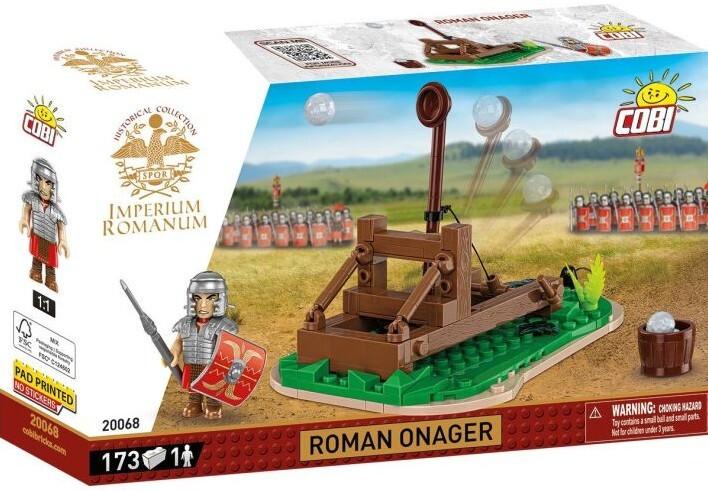 COBI Imperium Romanum 20068 - Roman Onager, Katapult und 1 Figur, Bausatz, 173 Klemmbausteine