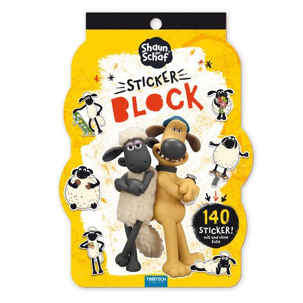 Trötsch Shaun das Schaf Stickerblock