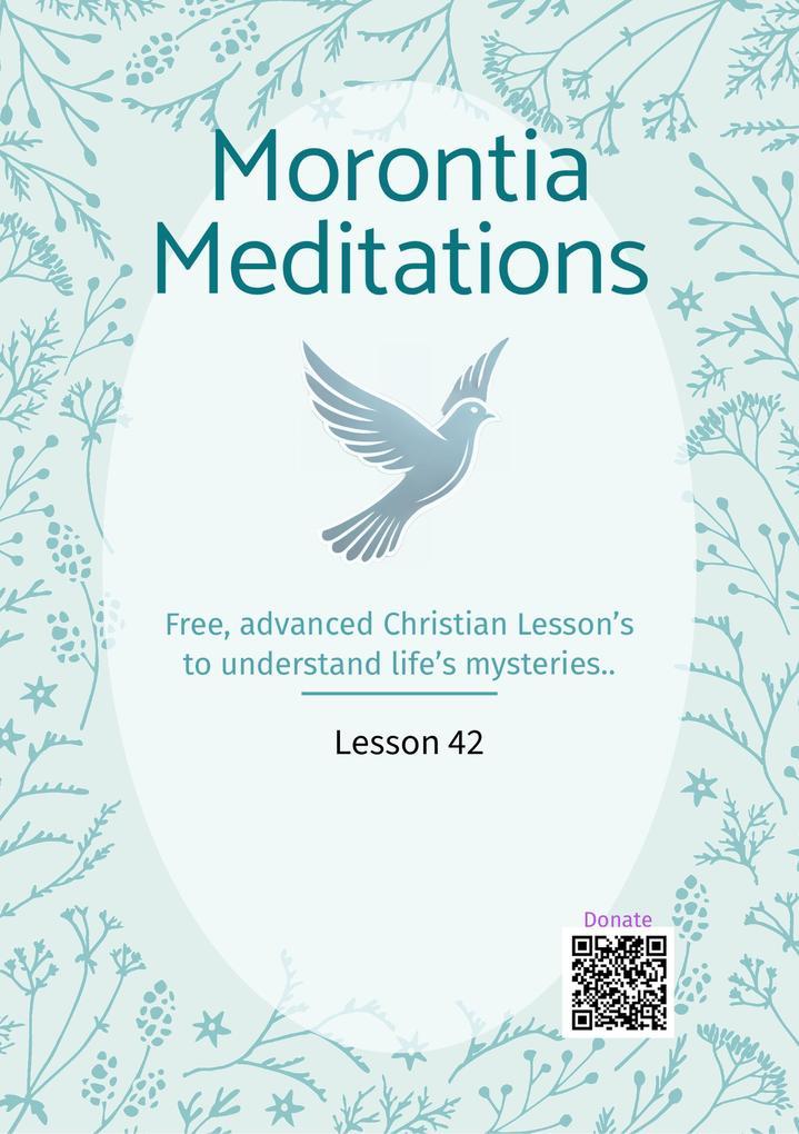 Morontia Meditations: Lesson 42