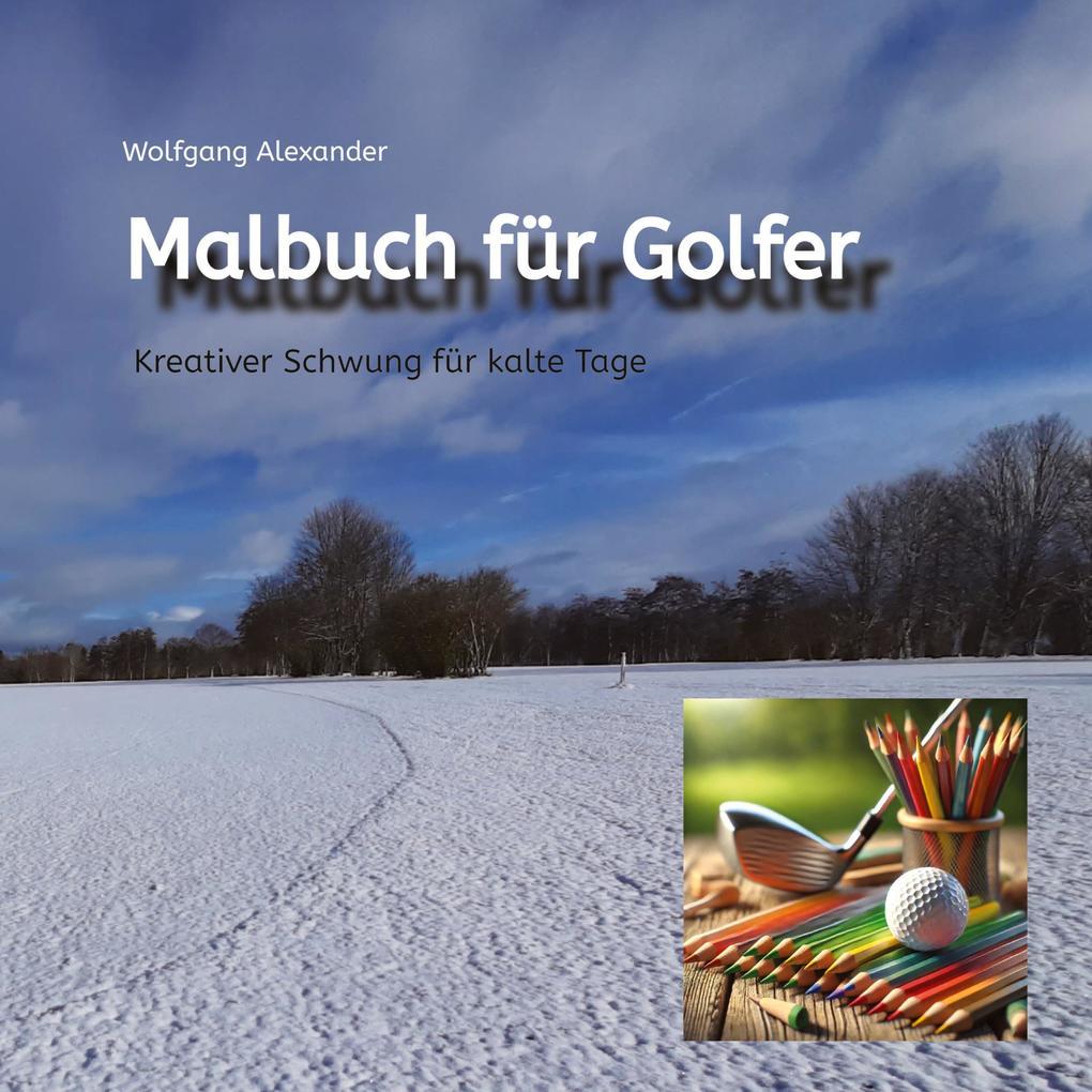 Malbuch für Golfer