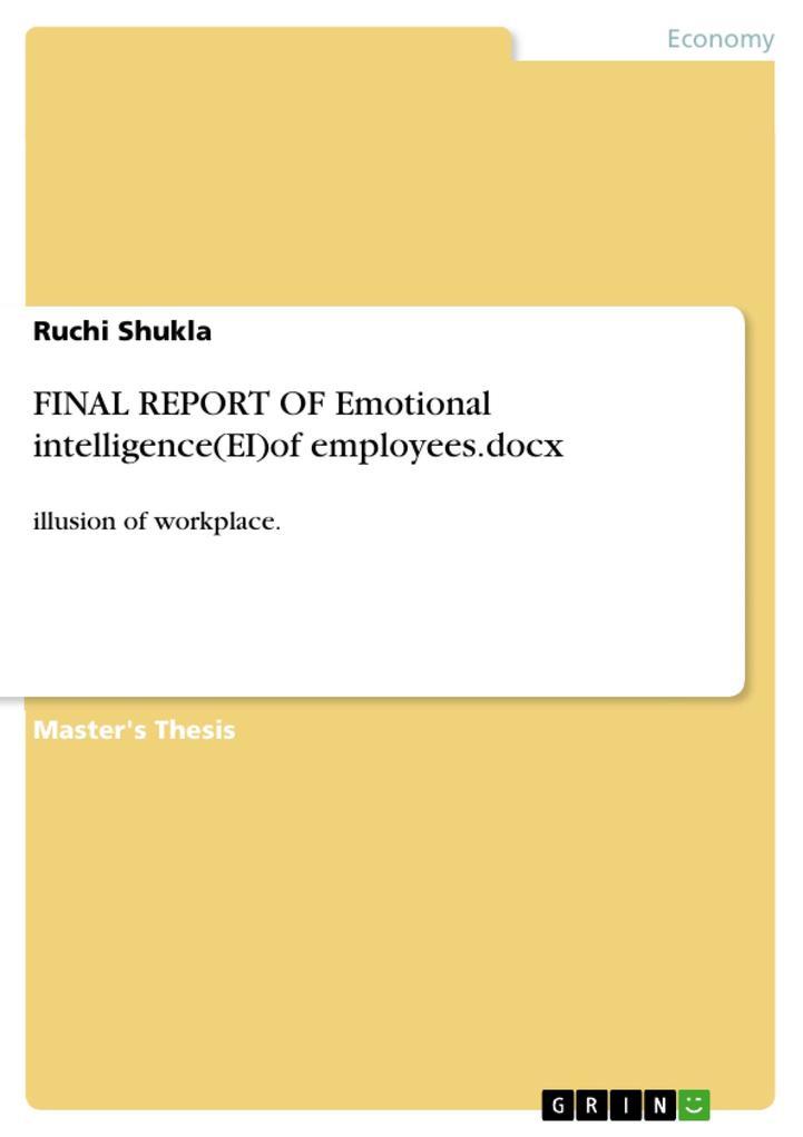 A Study on Demographic Predictors of Emotional Intelligence of IT Employees of the City of Bangalore