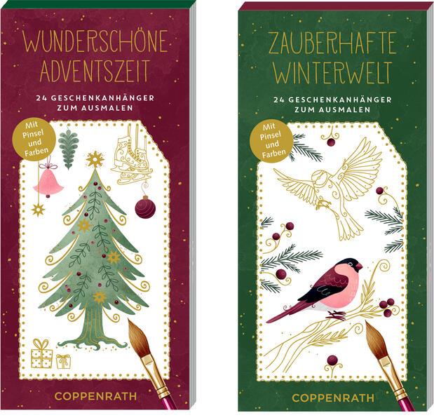 Kreativ-Adventskalender - Wunderschöne Adventszeit / Zauberhafte Winterwelt