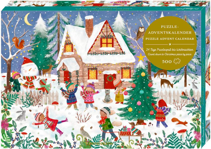 Puzzle-Adventskalender - Fröhliche Winterzeit