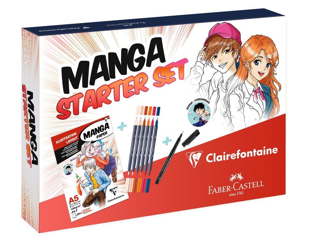 Manga Starterset Faber Castell A5, 14,8x21cm