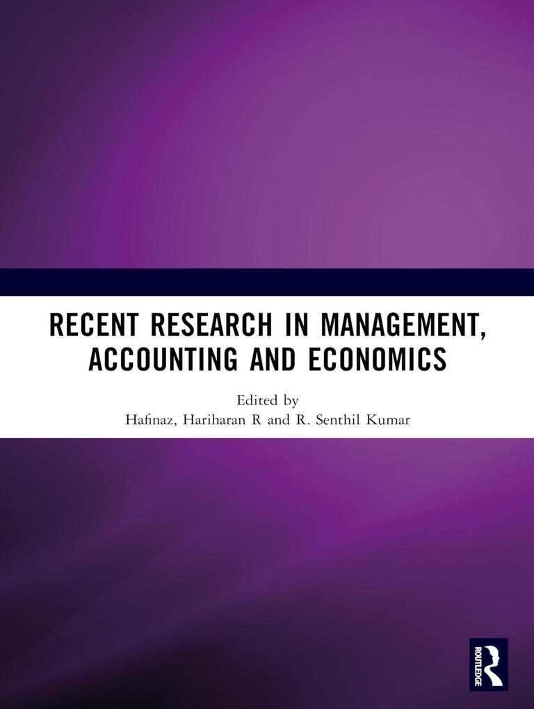 Recent Research in Management, Accounting and Economics (RRMAE)