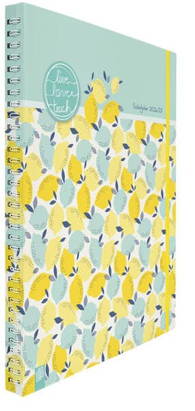 Mein Lehrerplaner A4+ - Ringbindung - Lehrerkalender für das Schuljahr 2026/2027 - Zitronentanz