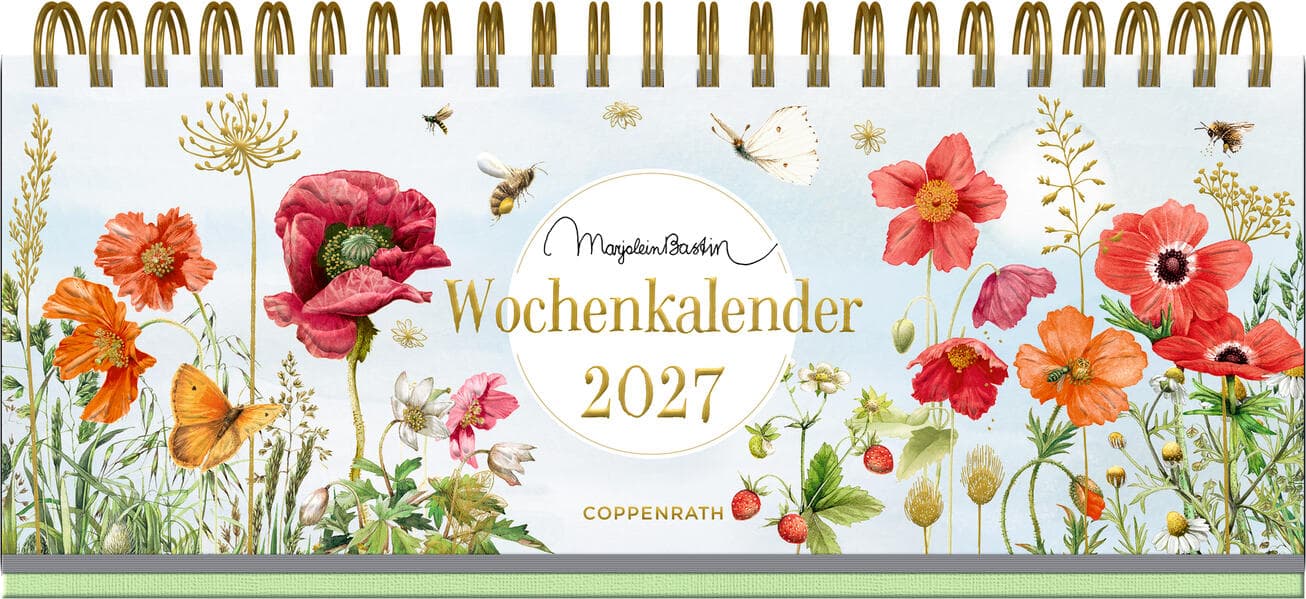 Wochenkalender 2027 - rot