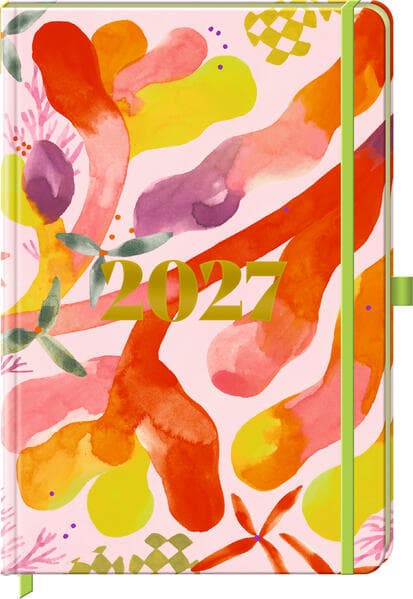 Wochenkalender 2027 - Coral