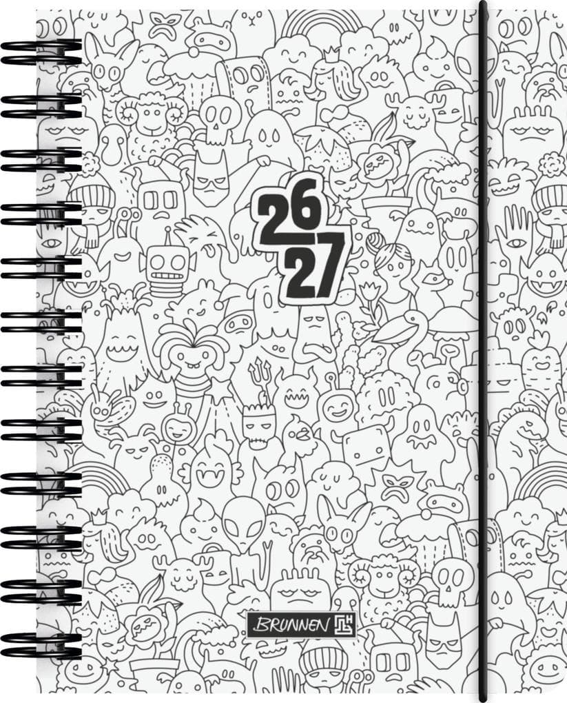 Schülerkalender 2026/2027 "ZENart" | A6, Kunststoff