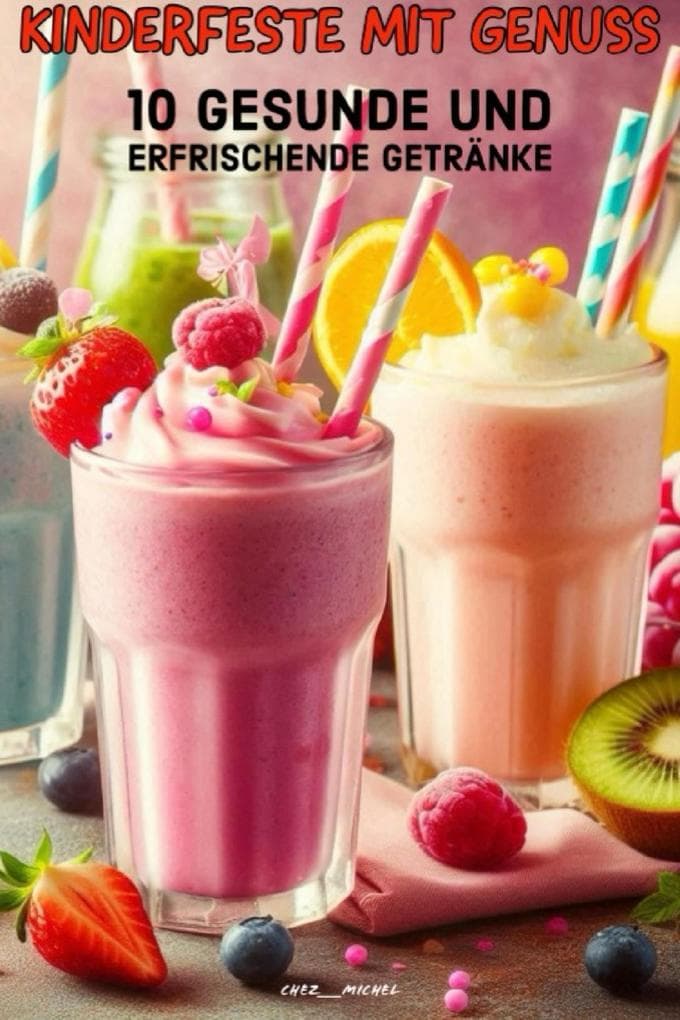 Kinderfeste mit Genuss 10 leckere Getränke