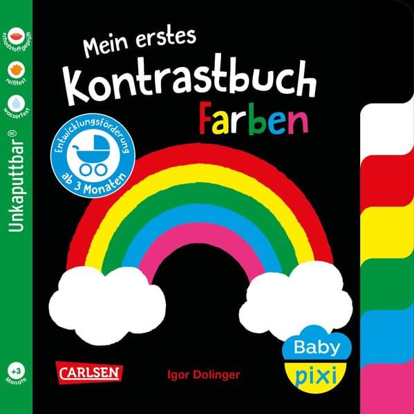 Baby Pixi (unkaputtbar) 170: Mein erstes Kontrastbuch: Farben