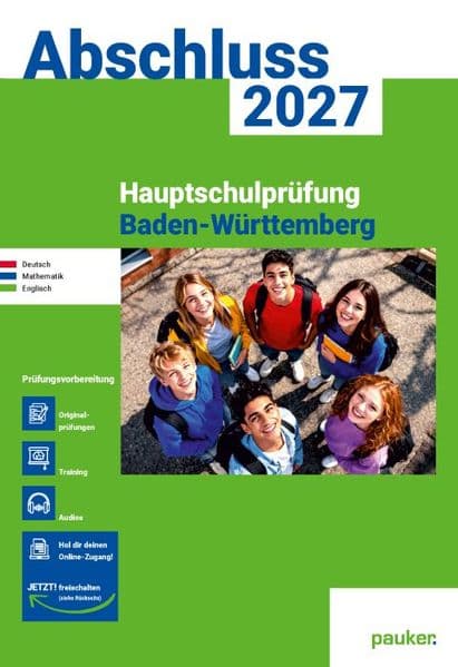 pauker. Prüfungsvorbereitung - Hauptschulprüfung Baden-Württemberg 2027