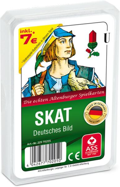 ASS Altenburger Spielkarten - Skat, deutsches Bild im Kunststoffetui