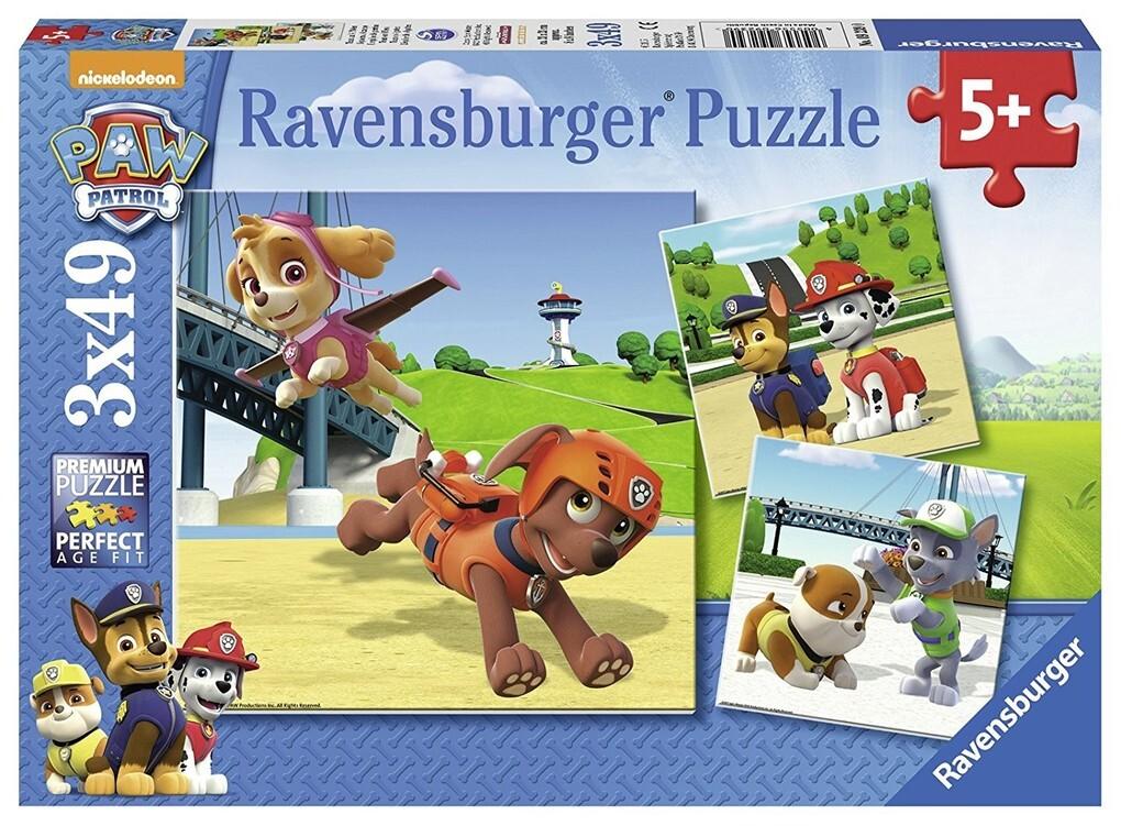 Ravensburger - Team auf 4 Pfoten, 3 x 49 Teile