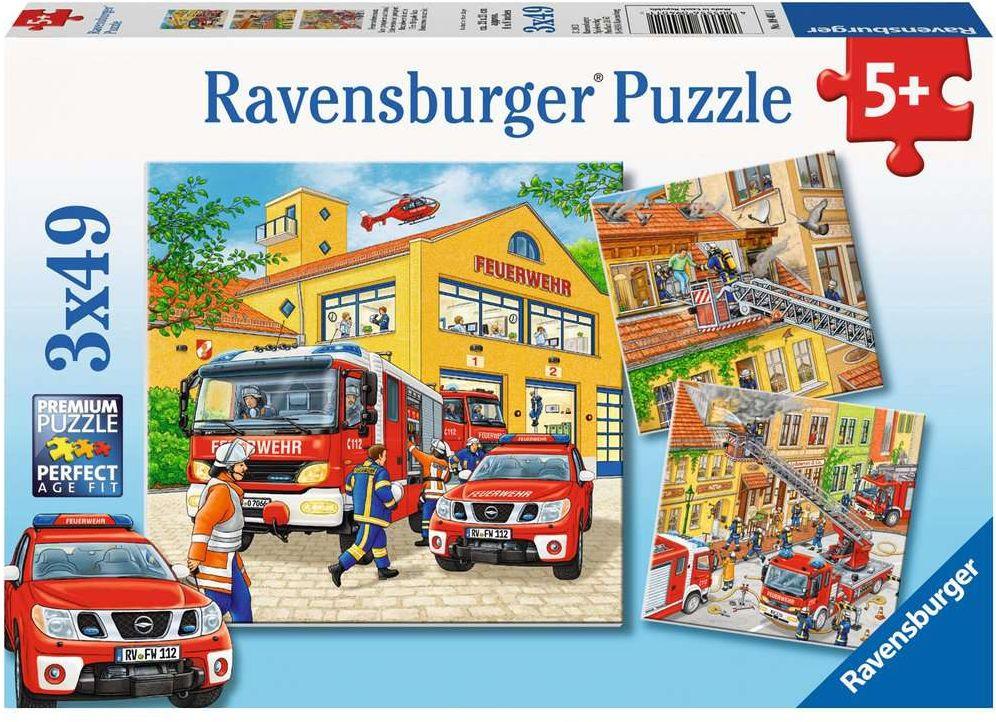 Ravensburger - Feuerwehreinsatz, 3 x 49 Teile