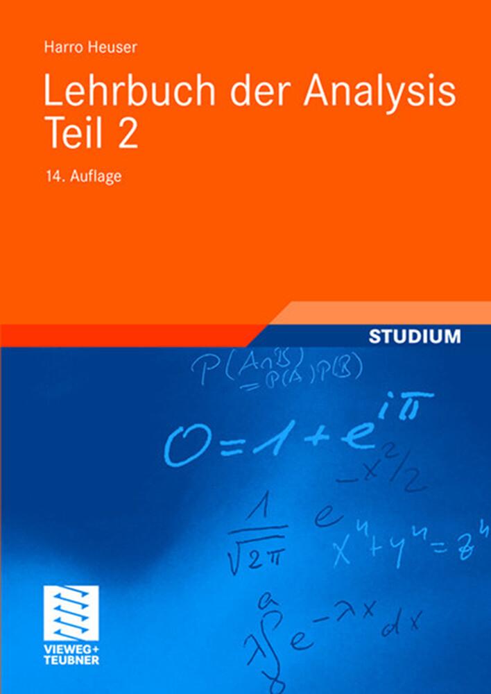 Lehrbuch der Analysis. Teil 2