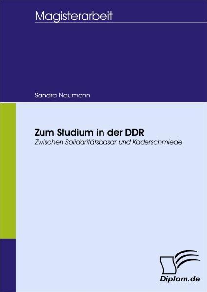 Zum Studium in der DDR