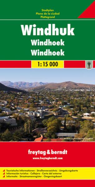 Freytag & Berndt Stadtplan Windhuk. Windhoek. Windhoek