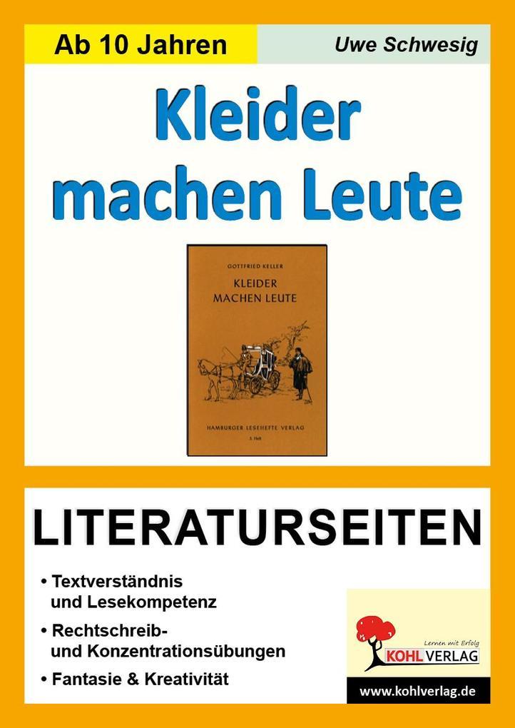 Kleider machen Leute - Literaturseiten