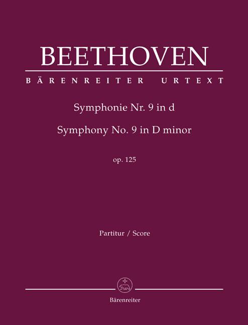 Symphonie Nr. 9 d-Moll op. 125, Partitur