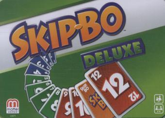 Mattel Games - SKIP-BO Deluxe Metallbox