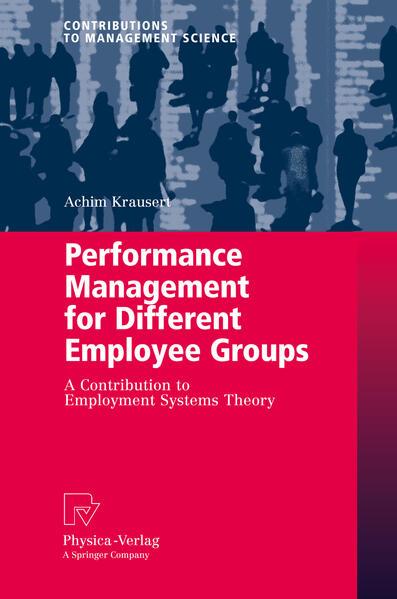 Performance Management for Different Employee Groups