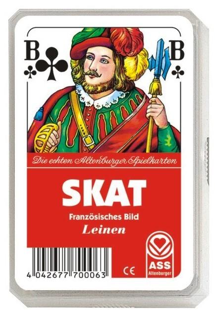 ASS Altenburger Spielkarten - Skat Leinen, französisches Bild