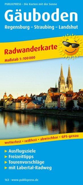 PublicPress Radwanderkarte Gäuboden, Regensburg - Straubing - Landshut