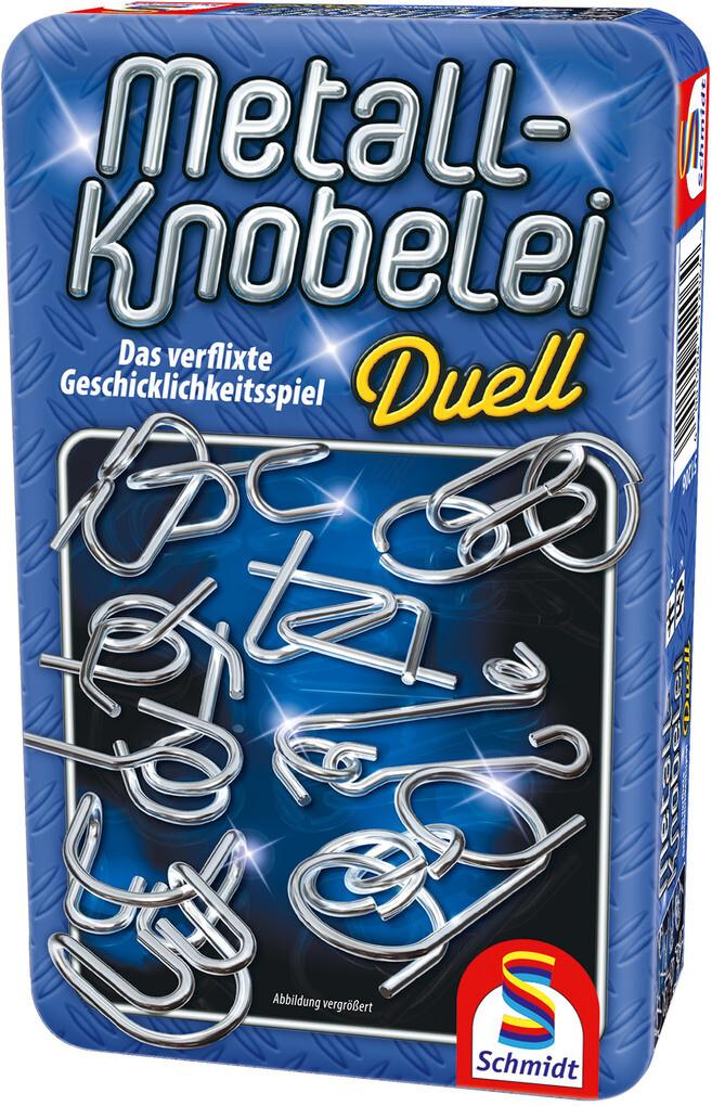 Metall-Knobelei in Metalldose