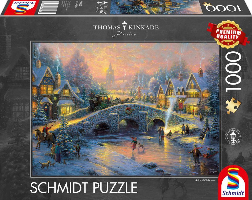 Schmidt Spiele - Winterliches Dorf, 1000 Teile