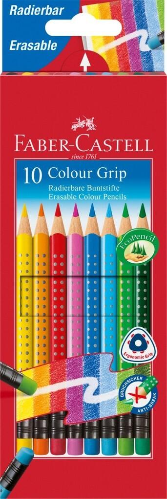 Faber-Castell Bunststifte Colour Grip, 10er Set