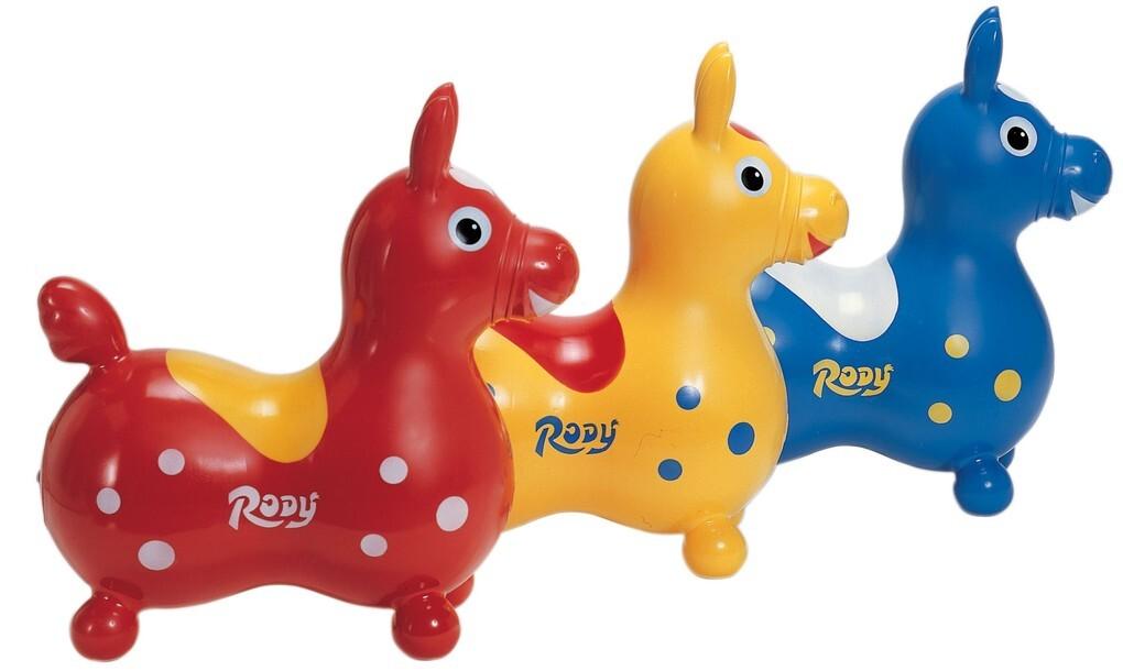 Gymnic - Pferd Rody, rot, gelb oder blau