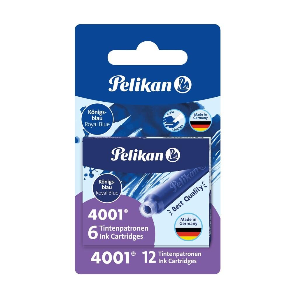 Pelikan Füllerpatronen 4001®, 2 x 6er Set königsblau