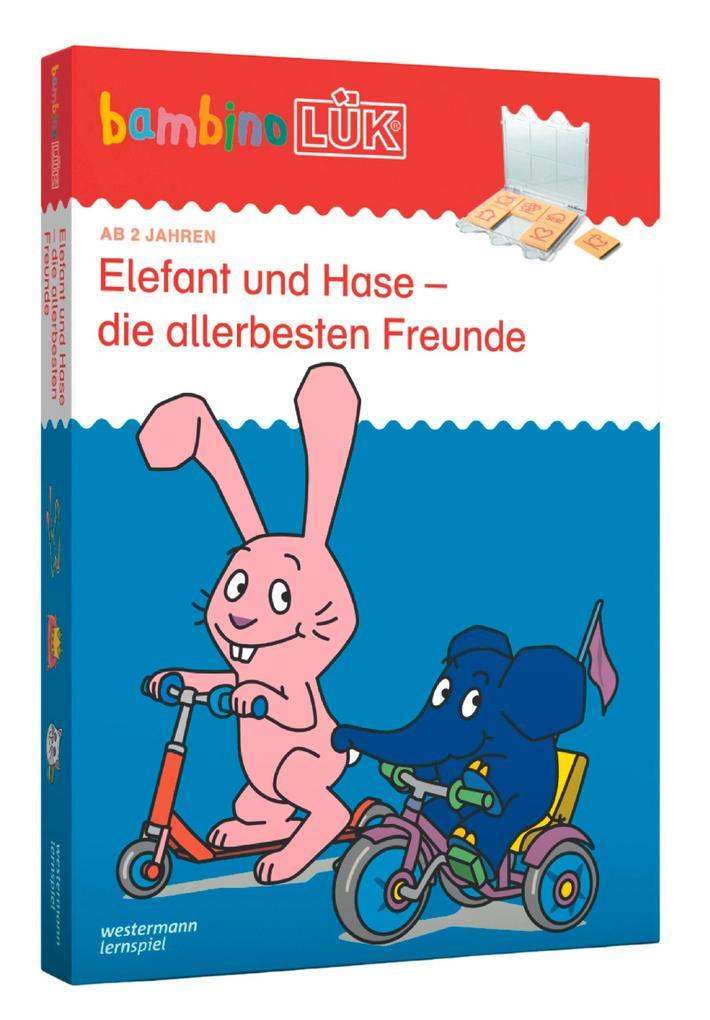 bambinoLÜK-Set. Elefant und Hase - die allerbesten Freunde