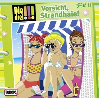 Die drei !!! 08. Vorsicht, Strandhaie (drei Ausrufezeichen)