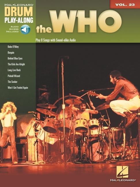 The Who Drum Play-Along Volume 23 Book/Online Audio [With CD (Audio)]