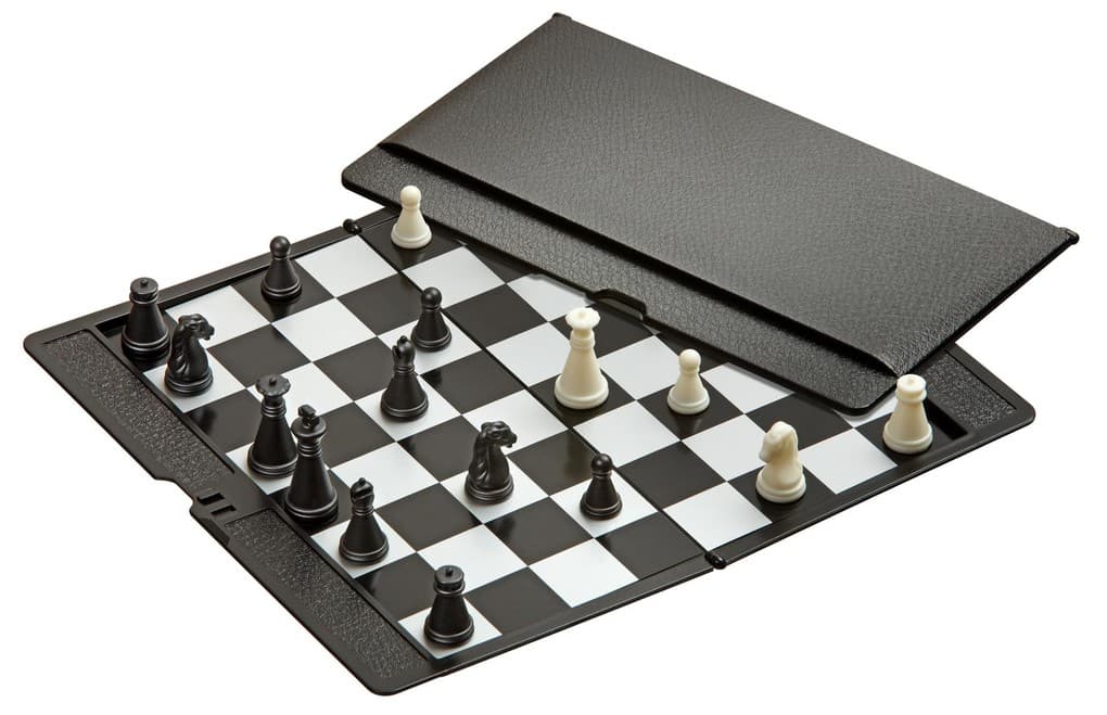 Philos 6531 - Schach, Kunststoff, Reisespiel, mit Schachfiguren, magnetisch