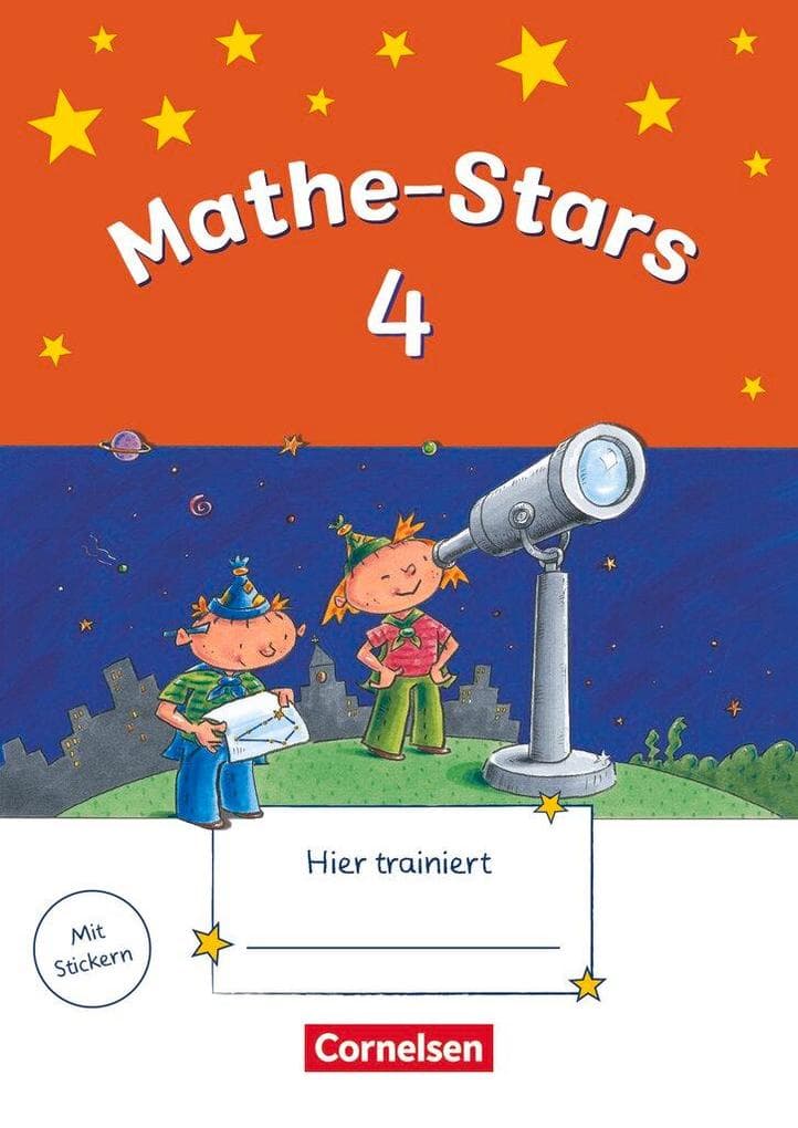 Mathe-Stars 4. Schuljahr. Übungsheft mit Lösungsheft